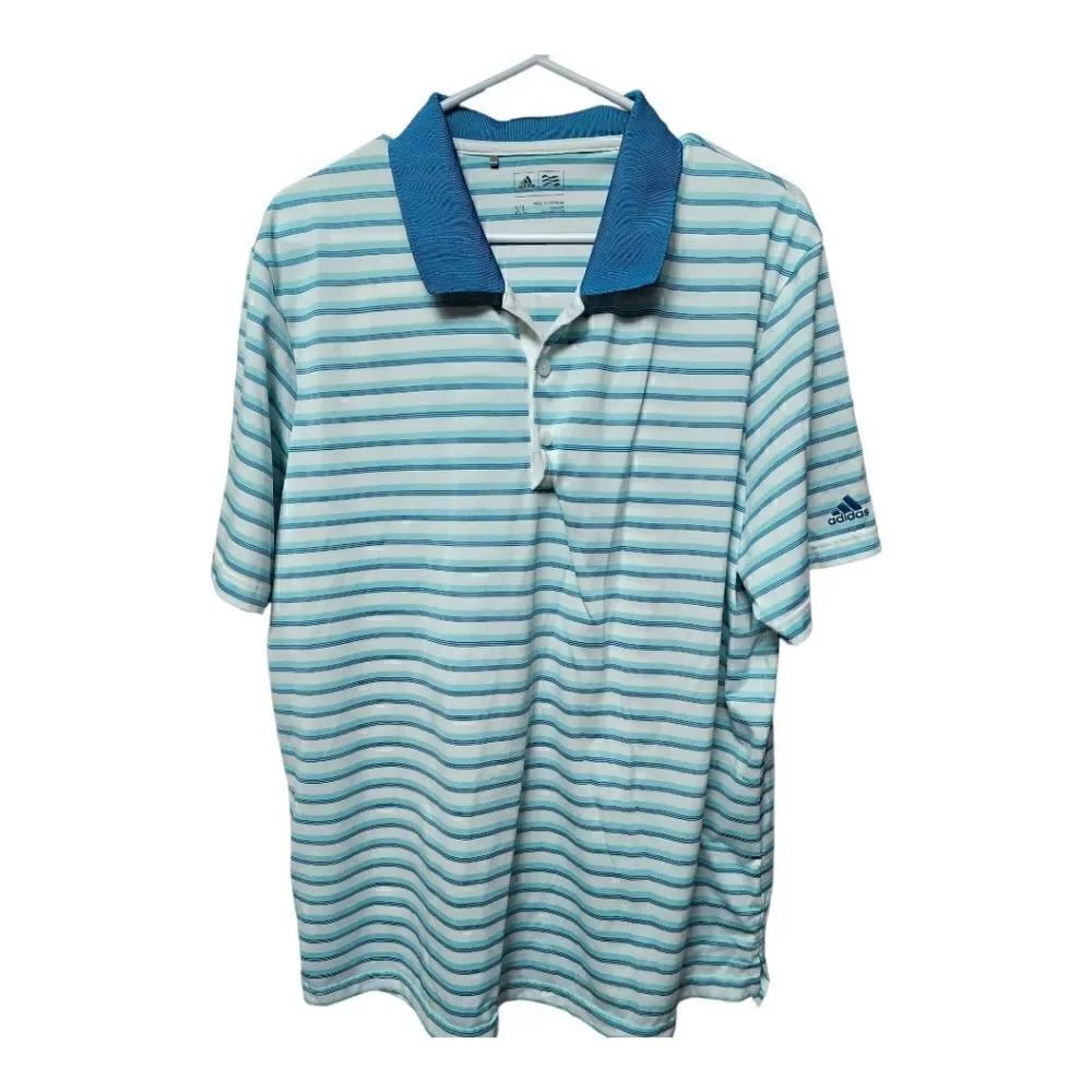 1041 - ADIDAS Golf Polo Shirt Short Sleeve Mens XL